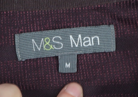 Marks & Spencer Men's Red Polo Shirt M