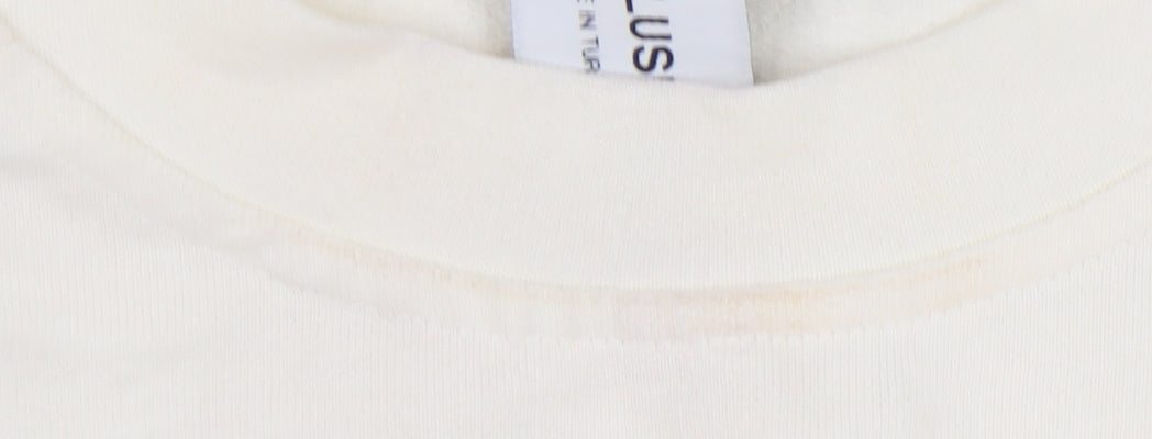 Collusion Women's Ivory Pullover Sweatshirt Size 8