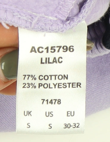 Cotton Traders Women's Purple Jogger Trousers S