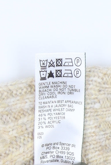 Marks & Spencer Women's Beige Pullover Jumper XS