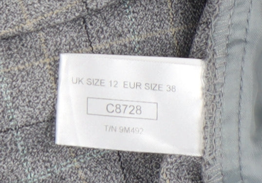 South Women's Grey Check Trousers Size 12