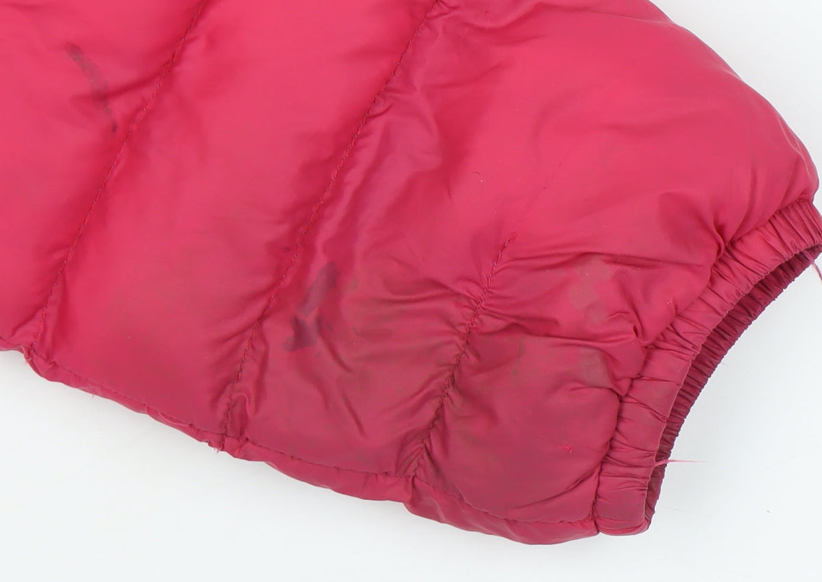 Mountain Warehouse Girls Pink Hooded Puffer Jacket 11-12Y