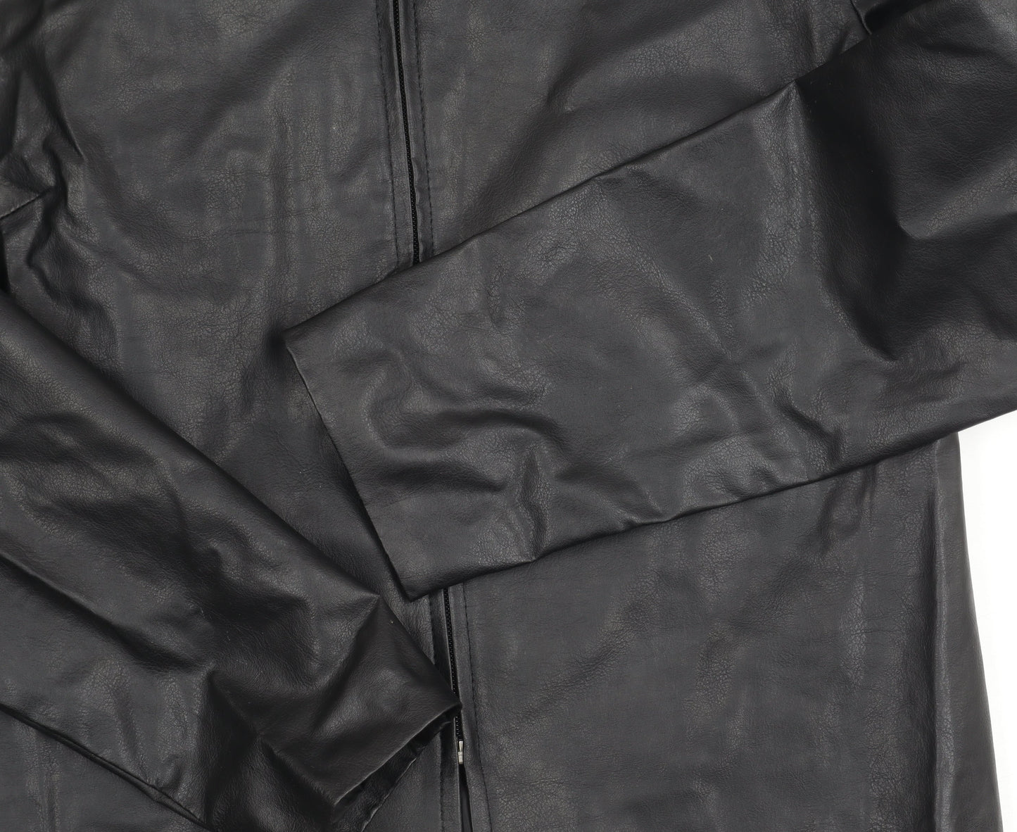 New Look Women's Black Jacket Size 14 Casual Zip