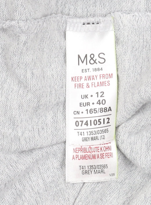 Marks & Spencer Women's Grey Jumper Size 12