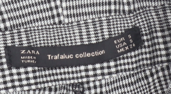 Zara Trafaluc Check Women's Trousers - Size 5