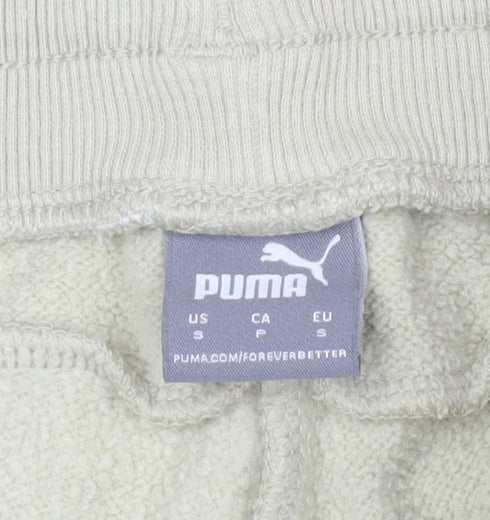 Puma Women's Beige Jogger Trousers, Size S - Gym & Running