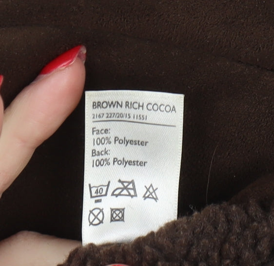 Berkertex Women's Brown Mid-Length Coat, Size 16