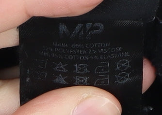 MP Unisex Black Jogger Trousers XS
