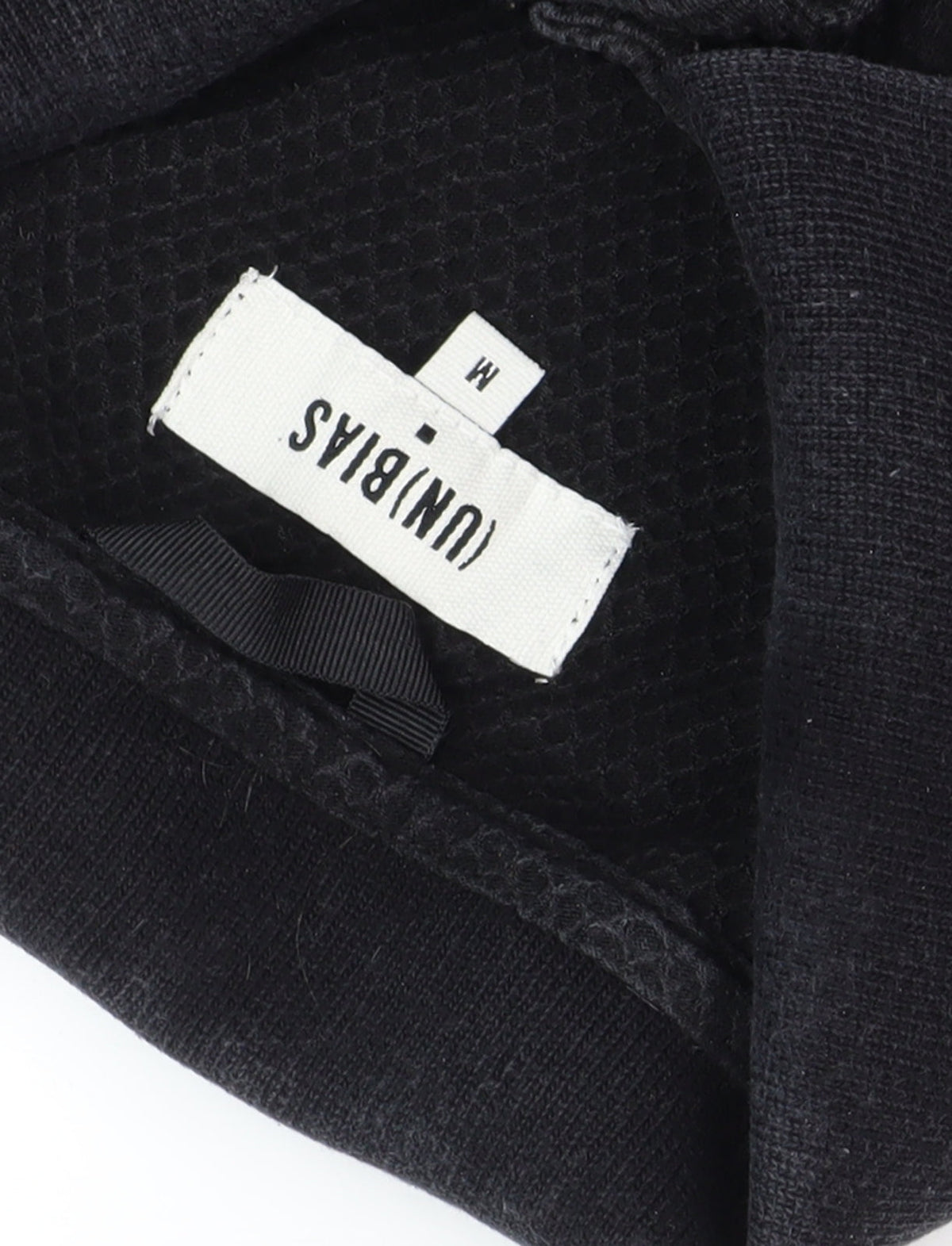 (Un) Bias Men's Black Polo Shirt Medium Short Sleeve Cotton