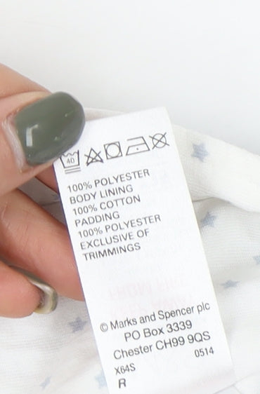 Marks and Spencer Grey Star Snowsuit for Newborns