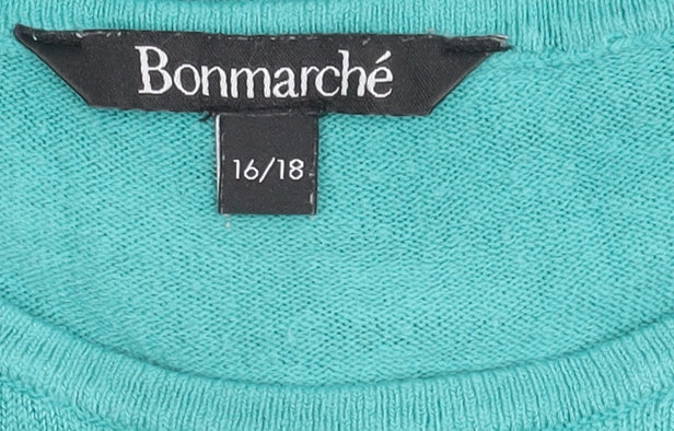 Bonmarché Women's Blue Pullover Jumper Size 16/18