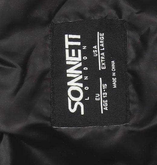 Sonneti Teens Grey Puffer Jacket XL Casual Winter