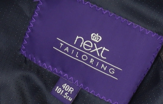 Next Men's Black Regular Fit Blazer 40R