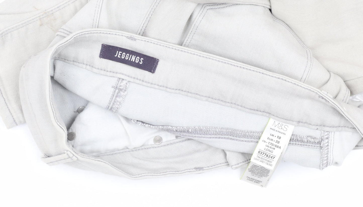M&S Women Grey Jegging Jeans Size 10