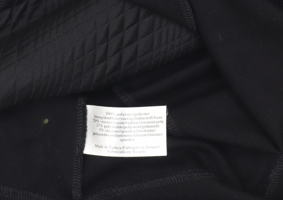 Laura Ashley Women's Black Quilted Blouse UK 12