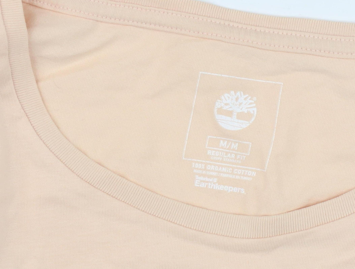 Timberland Women's Beige T-Shirt, M, Casual Fit