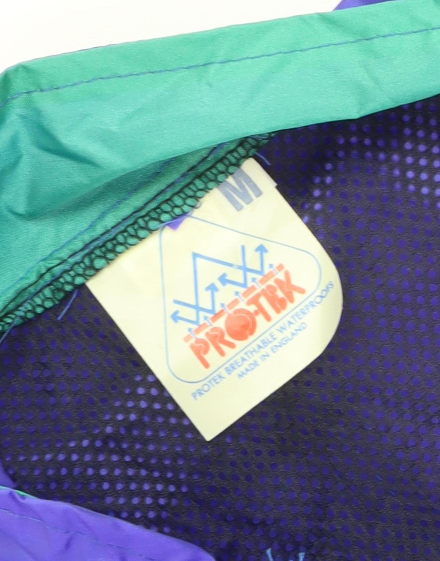 Protex Men's Purple Waterproof Windbreaker Jacket M