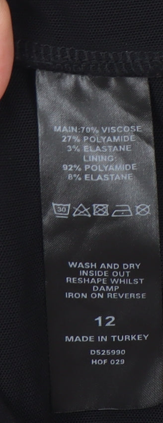 Mary Portas Women's Black Dress, Size 12