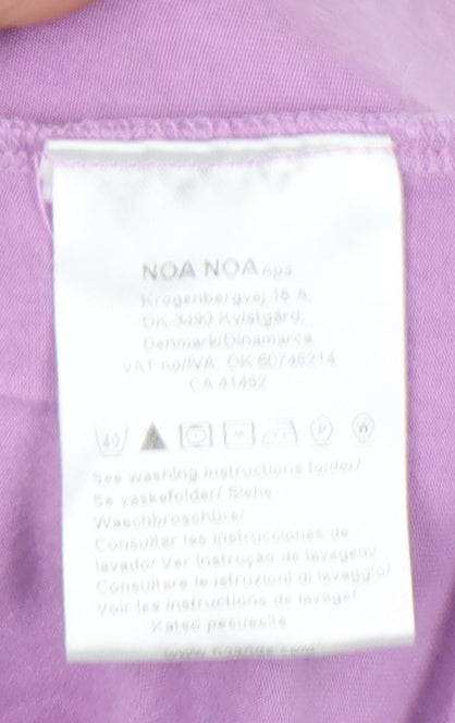 Noa Noa Women's Purple Sleeveless Viscose Dress XS