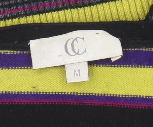 Country Casuals Women's Multicoloured Striped Cardigan M
