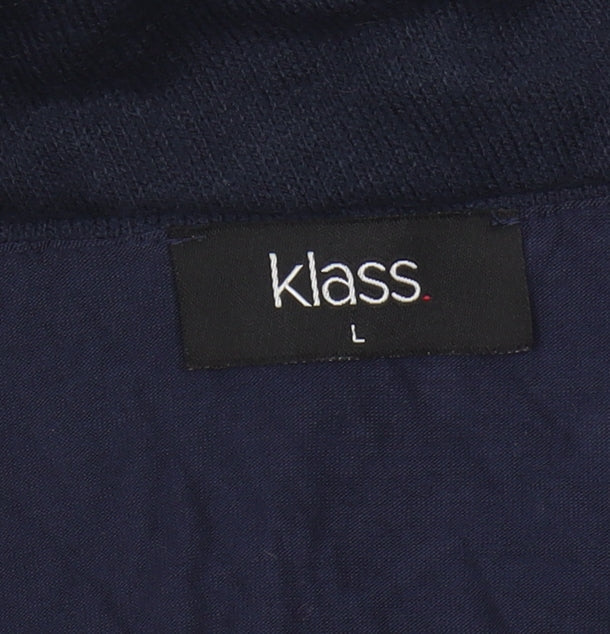 Klass Women's Blue Layered Blouse - Size L