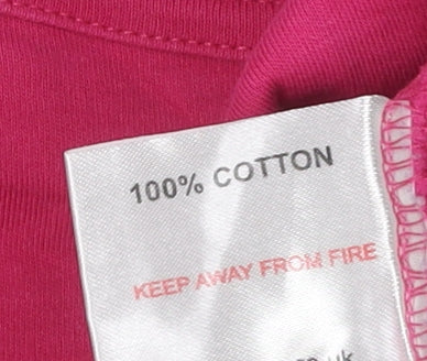 Isle Women's Pink Basic Crew Neck T-Shirt, Size 18