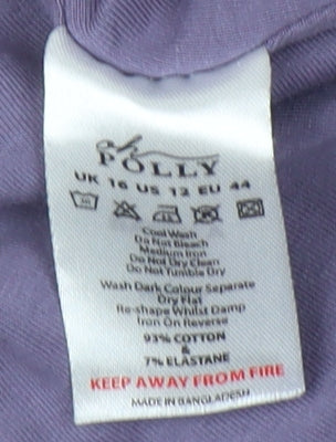 Oh Polly Women's Purple Camisole Tank Top Size 16