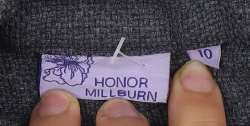 Honor Millburn Women's Grey Trousers Size 10 Casual