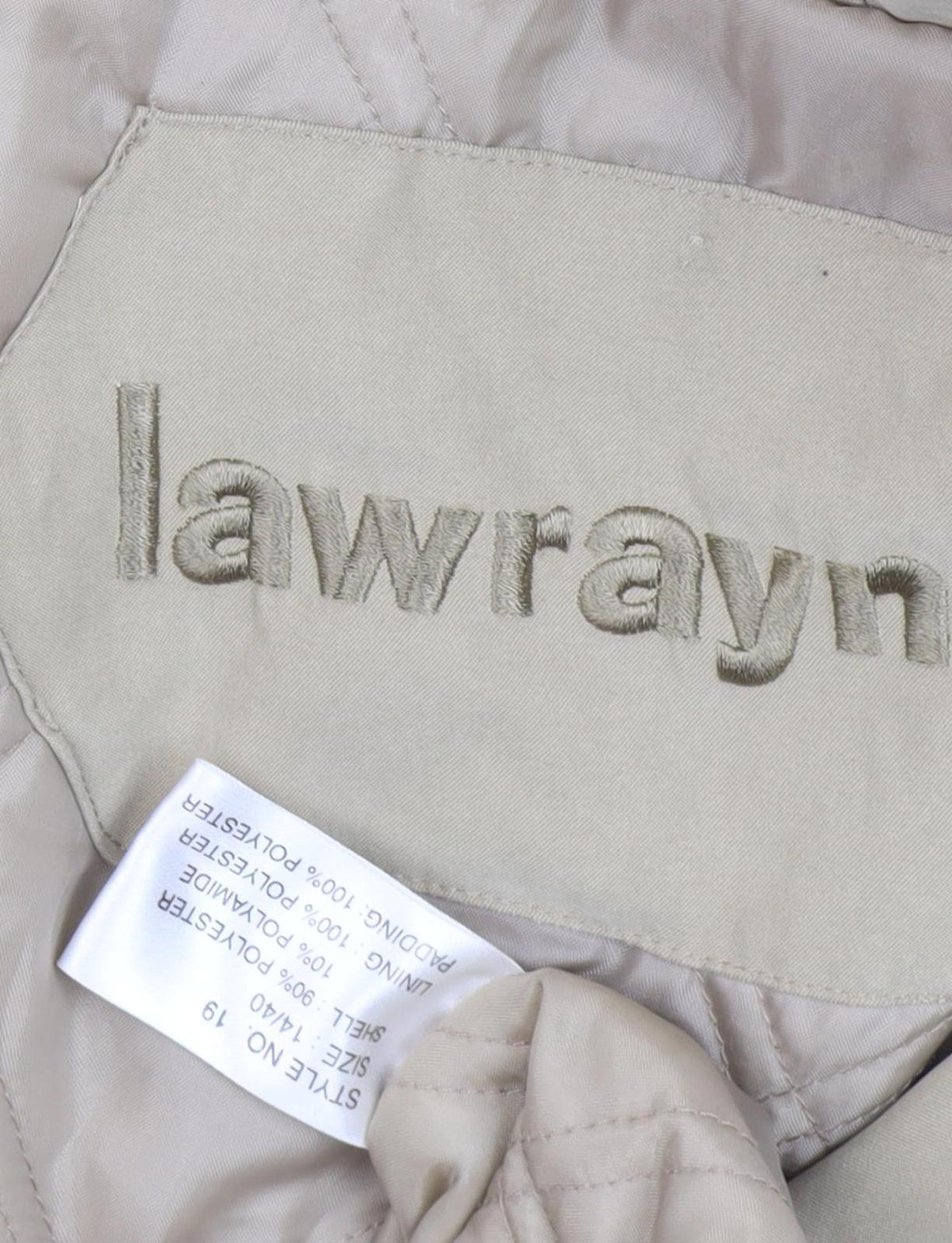 Lawrayn Women's Beige Parka Coat With Hood