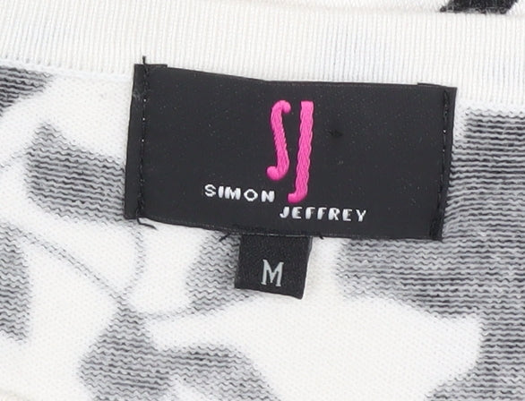 Simon Jeffrey Women's Floral Pullover Jumper Medium