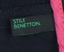 Benetton Womens Blue Trousers Size 10
