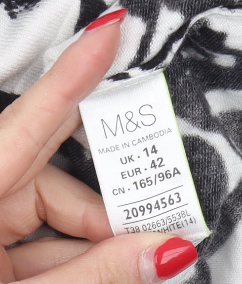 Marks & Spencer Women's Floral Jumper Size 14