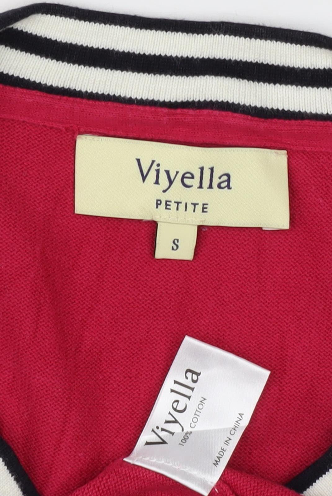 Viyella Women's Red Short Sleeve Petite Top