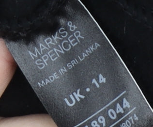 Marks & Spencer Women's Black Full Zip Jacket