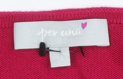 Marks & Spencer Women's Pink Cardigan, Size 12