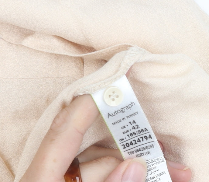 Marks & Spencer Women's Ivory Button Dress