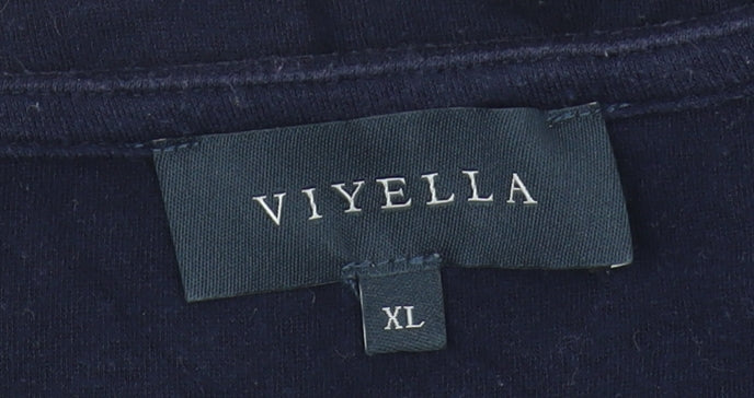 Viyella Women's Multicoloured Striped T-Shirt XL