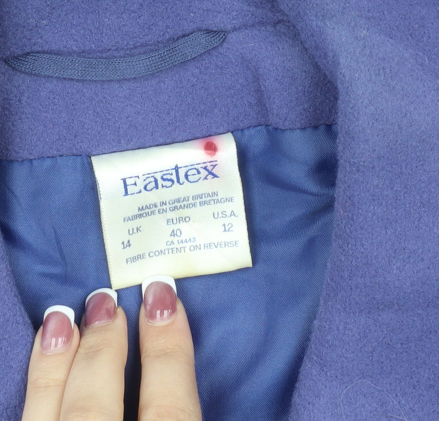 Eastex Women's Purple Wool Coat Size 14