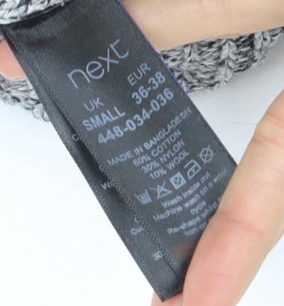 Next Women's Grey Roll Neck Jumper Size S