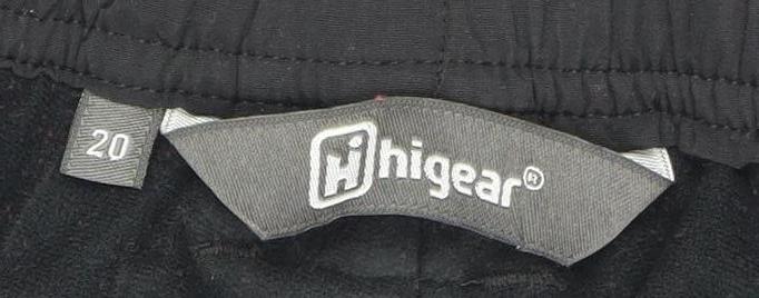 Higear Women's Black Cargo Trousers Size 20