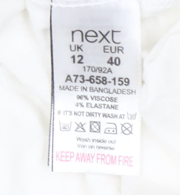 Next Women's Off the Shoulder White Blouse - Size 12