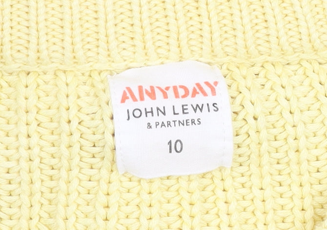 John Lewis Girls Yellow Cardigan Age 10