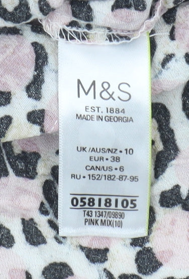 Marks & Spencer Women’s Animal Print Blouse Size 10