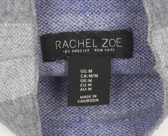 Rachel Zoe Women's Grey Plaid Pullover Jumper - M