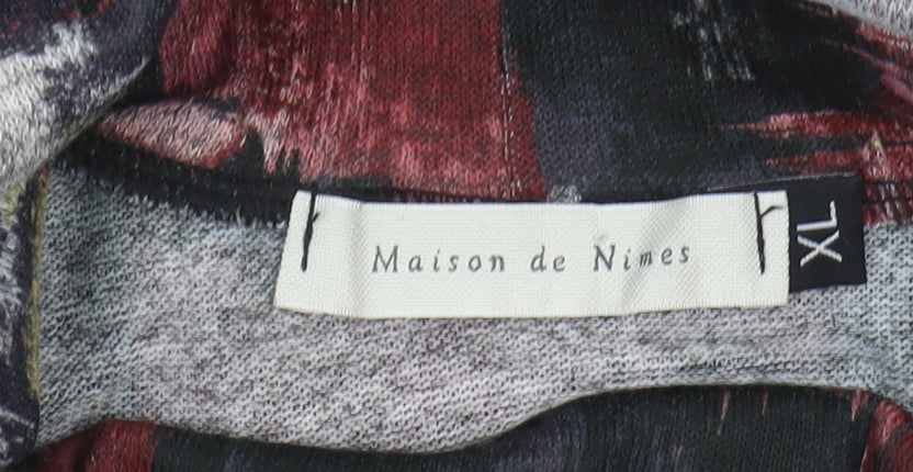 Maison de Nimes Women's XL Geometric High Neck Top