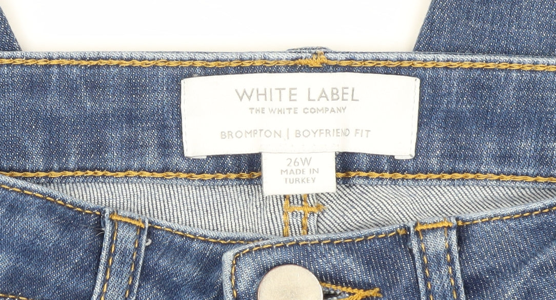 White Label Women's Blue Boyfriend Jeans 26