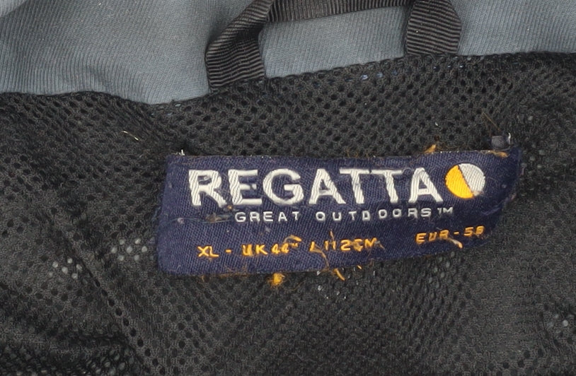 Regatta Men's Blue XL Waterproof Hooded Jacket
