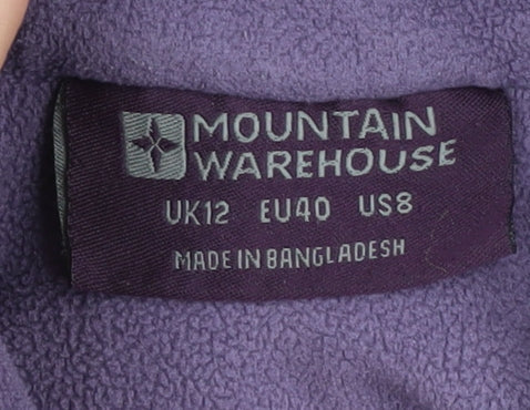 Mountain Warehouse Women's Purple Pullover Sweatshirt UK 12