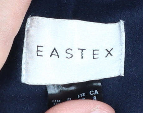 Eastex Women's Blue Mid-Length Coat - Size 10