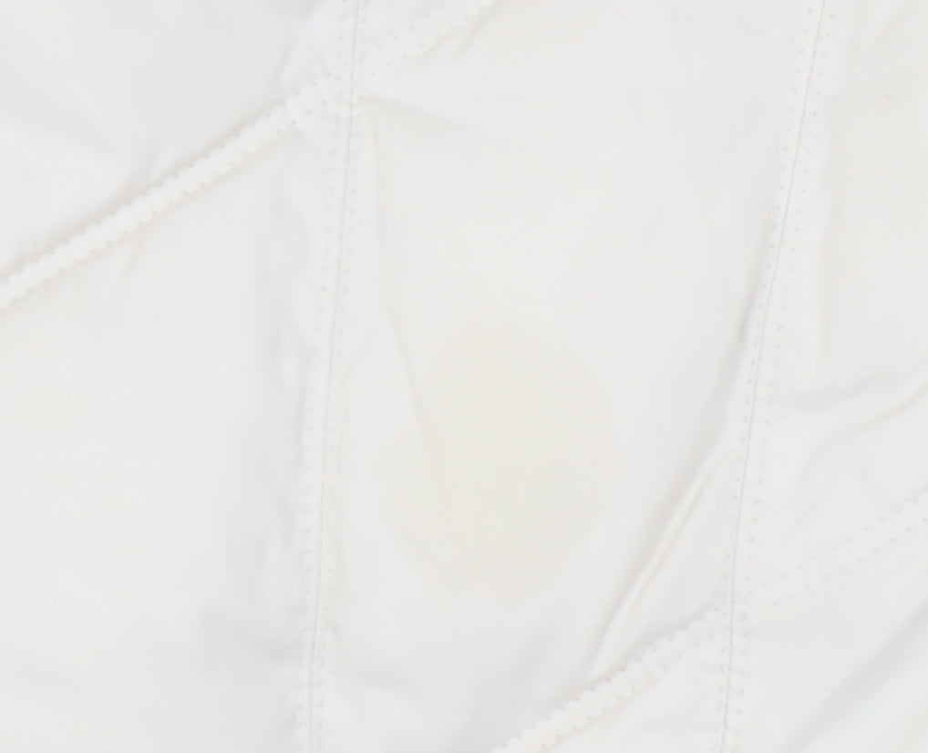 Marks & Spencer Women's Ivory Padded Waistcoat Size S